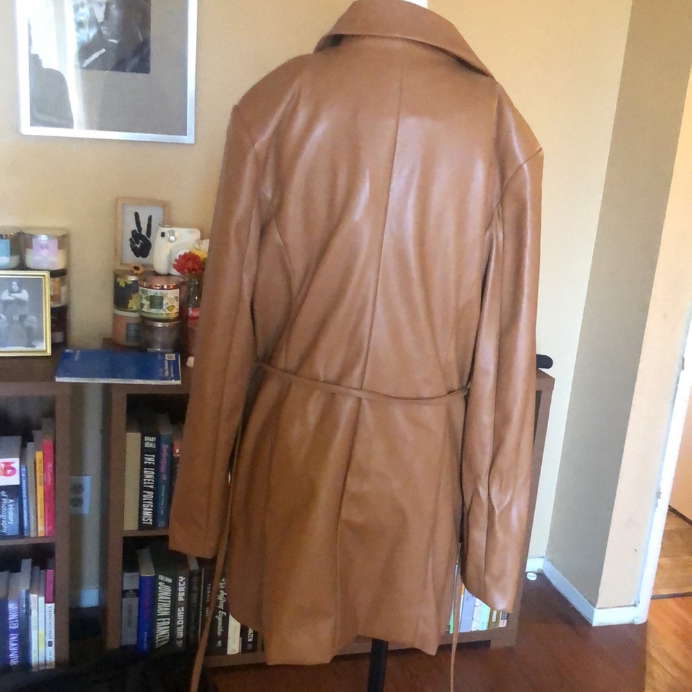 NWT 7 FOR ALL MANKIND FAUX LEATHER JACKET - Picture 4 of 11